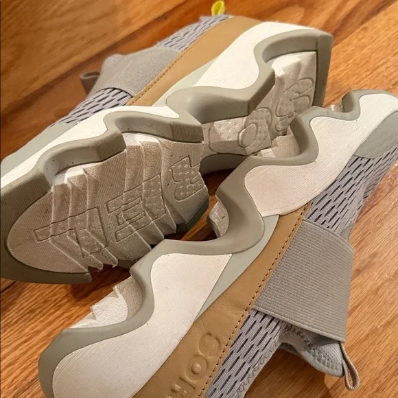 Sorel Chunky Beige and Tan Slip-On Sneakers - Picture 2 of 7